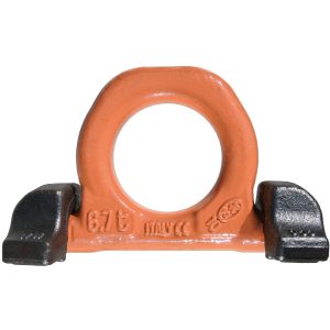 AMH / Cartec G100 Chain Components / Weld-On Lifting Ring, Double Base (820X) / Grade 100