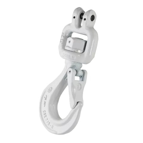 Green Pin CSECA Swivel Sling Hook with Clevis Grade 8 EN1677-2