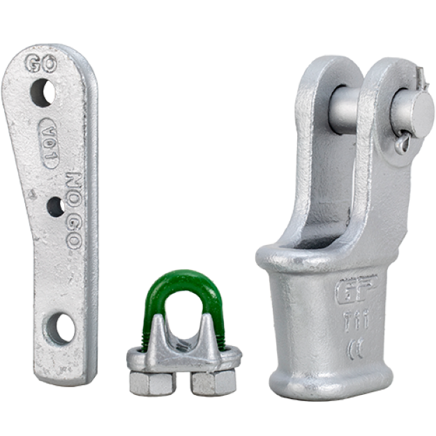 Van Beest Green Pin G-6419 Open Long Wedge Socket CP - Product Photo