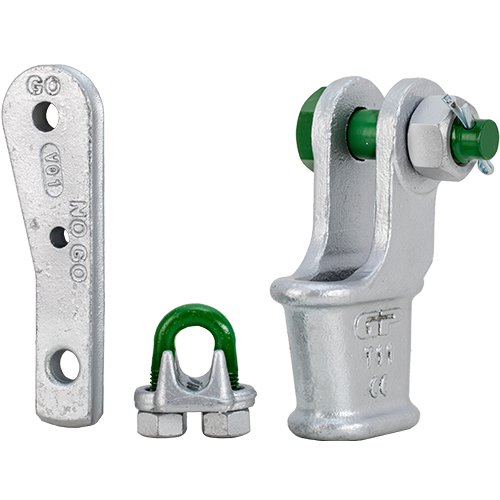 Van Beest Green Pin G-6429 Open Long Wedge Socket BN - Product Photo