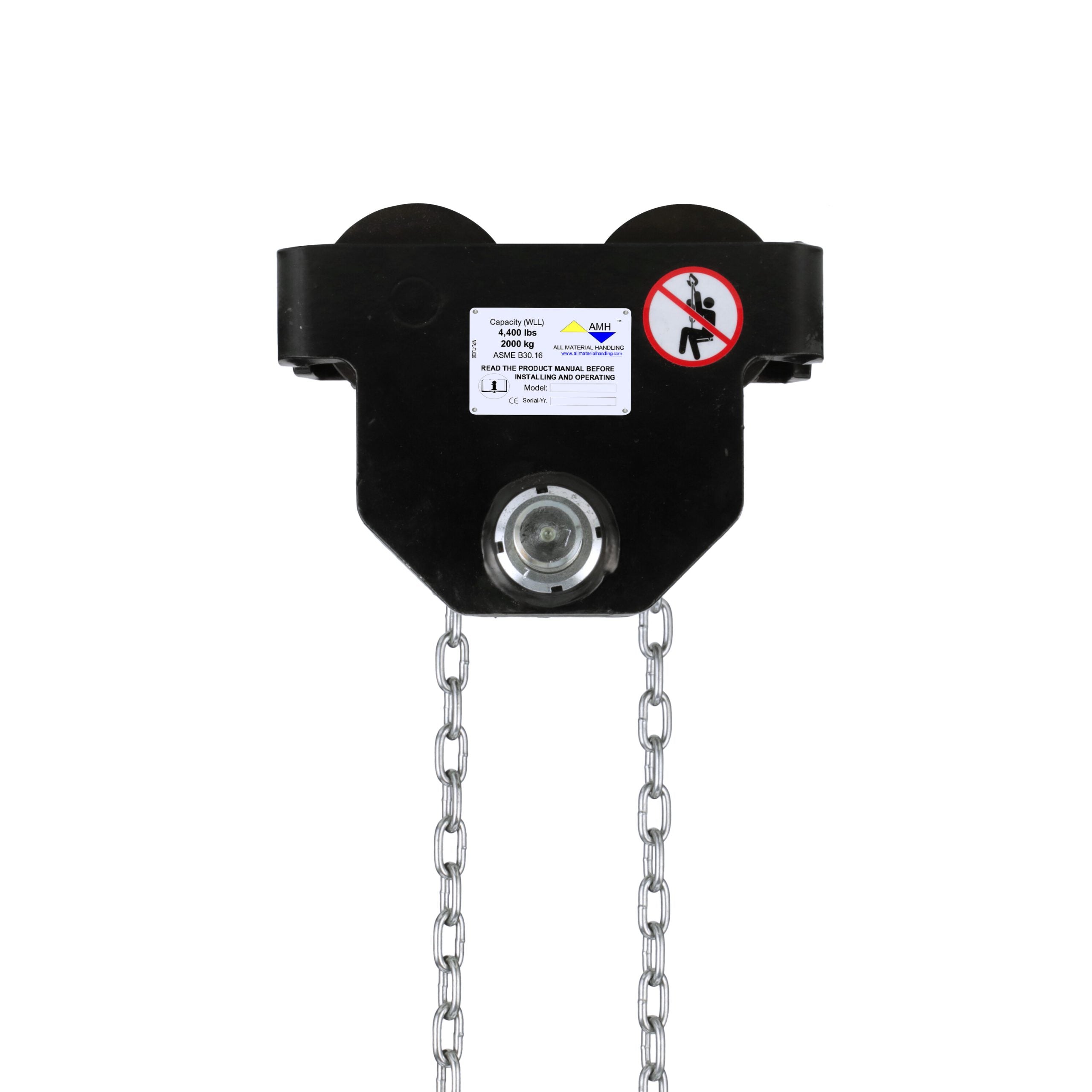 AMH GT-Series geared beam trolley
