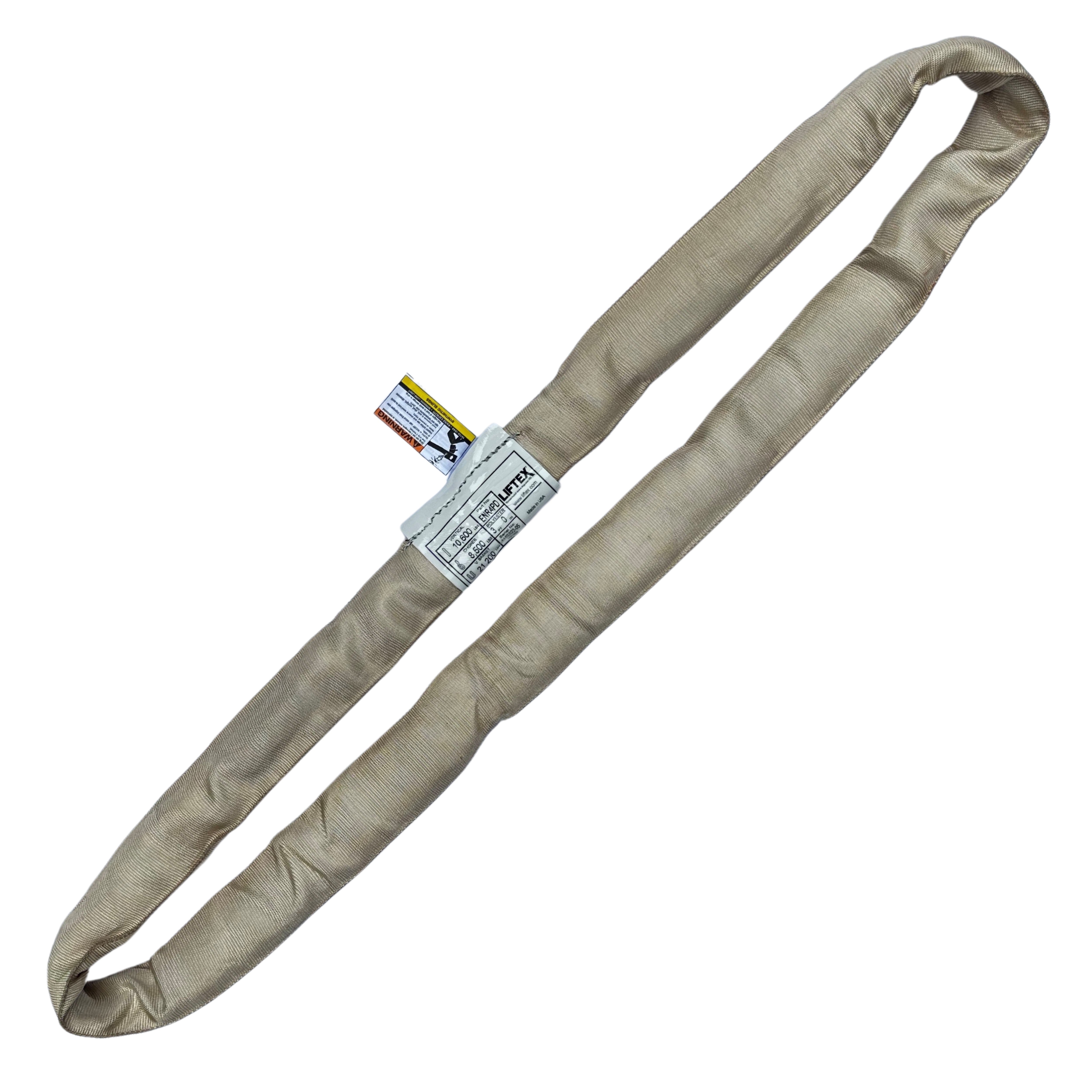 Liftex® / ENR4 / Tan RoundUp® Endless Round Sling / 10,600 lbs WLL