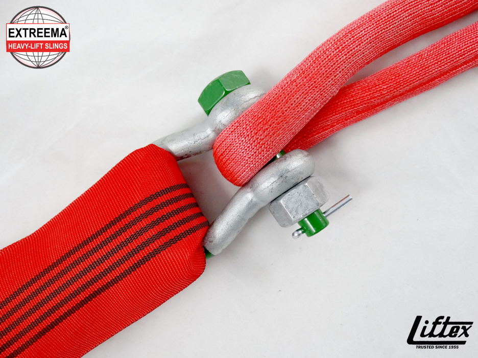 Lift-Tex® | EXS15 | Red Extreema® XS Endless Round Sling | 15,000 lbs WLL