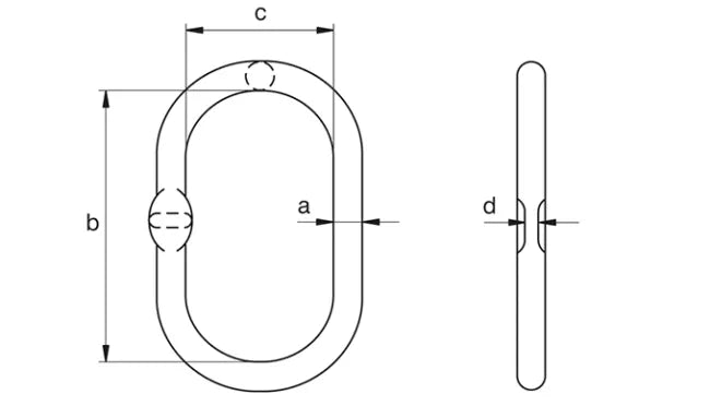 Van Beest Green Pin® MS Grade 80 Welded Master Link