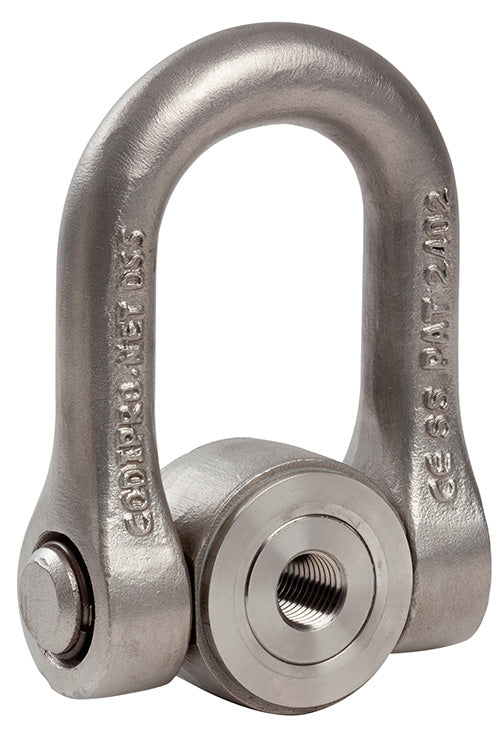 CodiPro SS.FE.DSS Female 316L Stainless Universal Double Swivel Hoist Ring