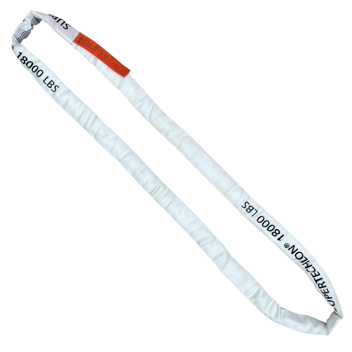 Liftex® | STENR-18K | White SuperTechlon® Endless Round Sling | 18,000 lbs WLL