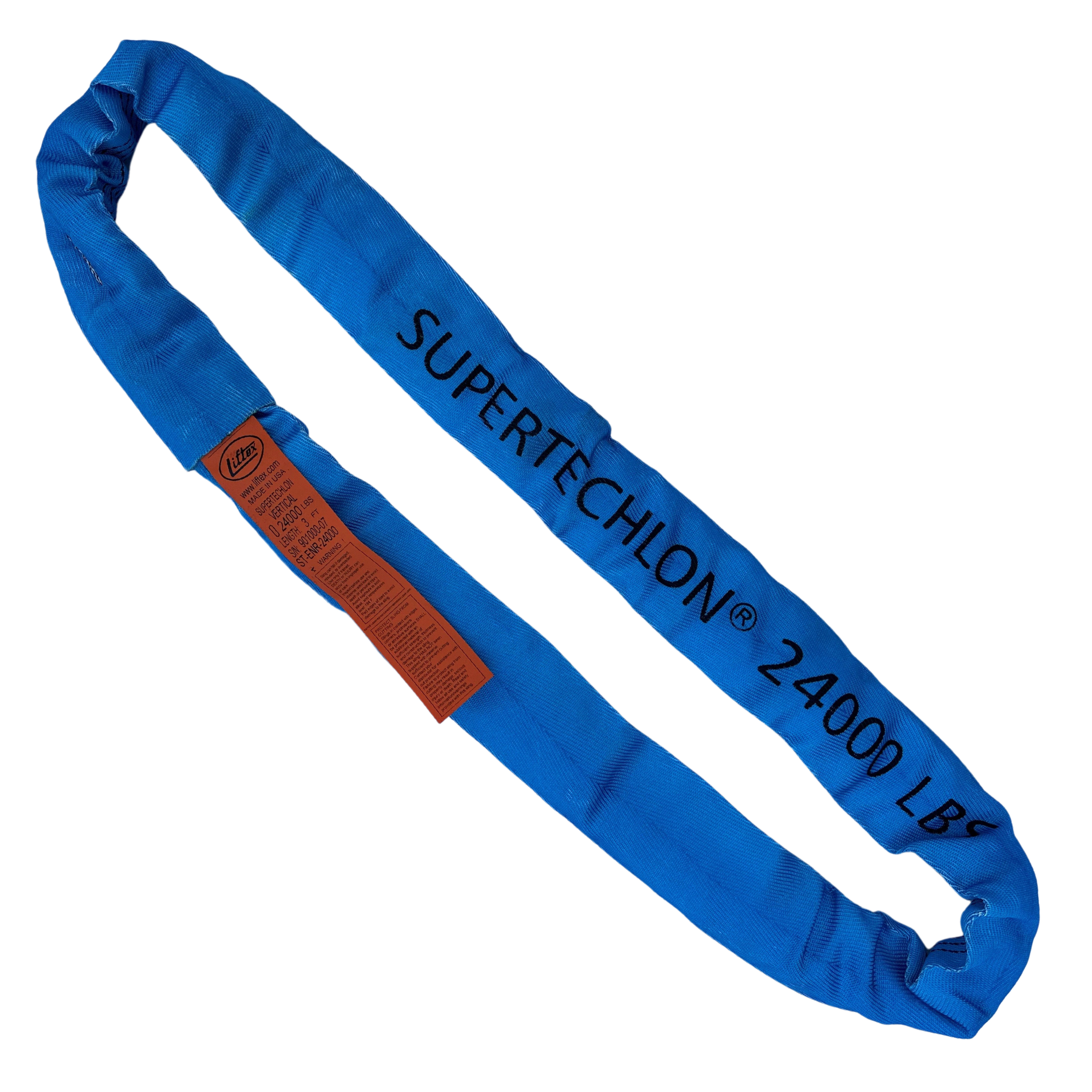 Liftex® / STENR-24K / Blue SuperTechlon® Endless Round Sling / 24,000 lbs WLL