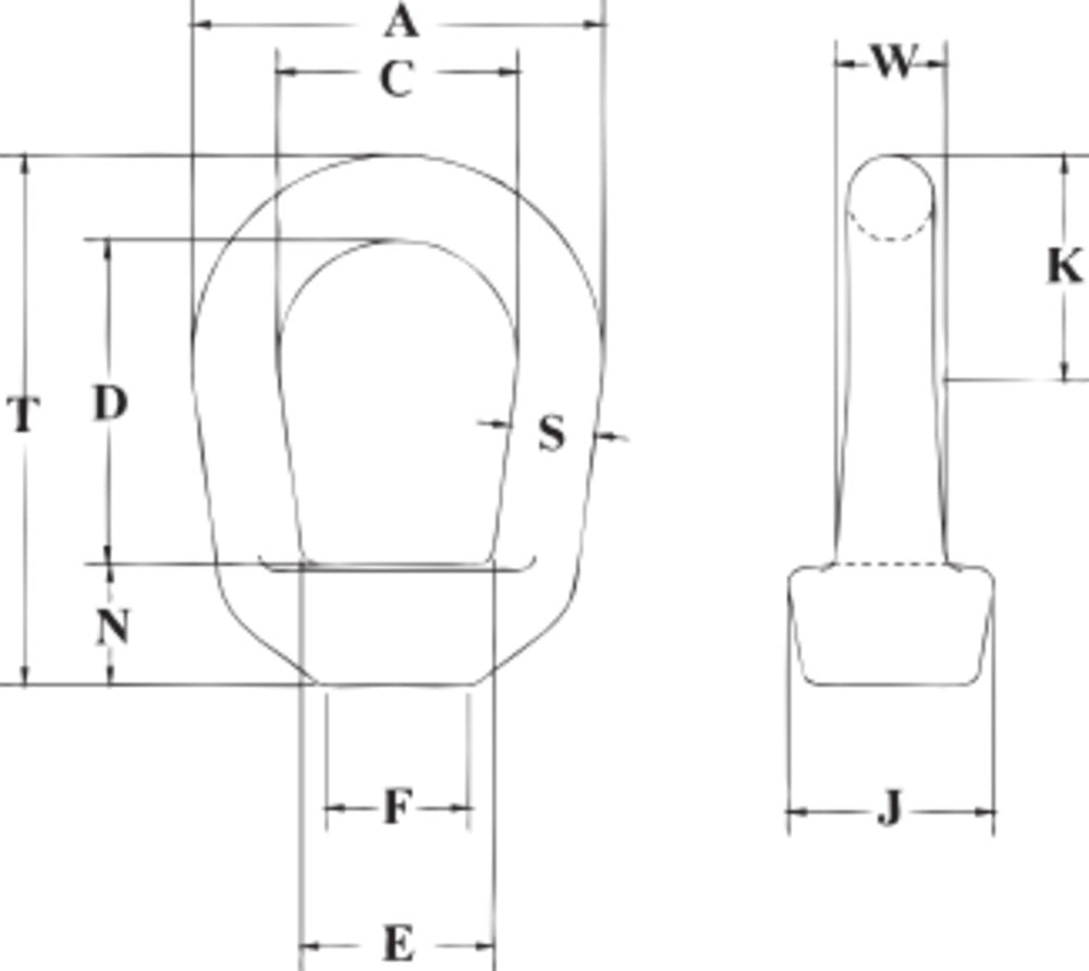 Crosby G-400 Forged Eye Nut - Image 2