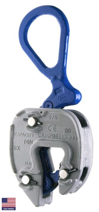 USA Made Campbell GX Vertical Plate Lifting Clamp