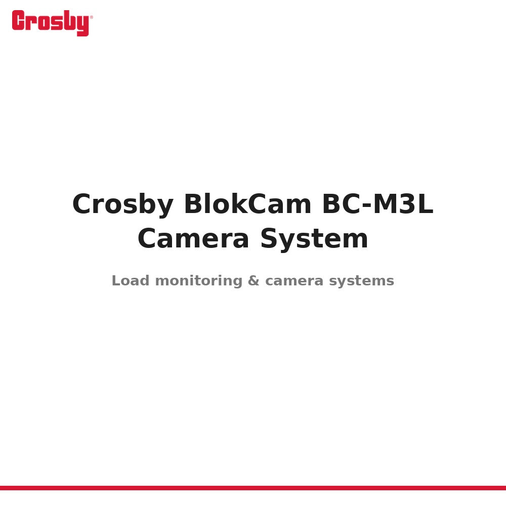 Crosby Crosby BlokCam BC-M3L Camera System