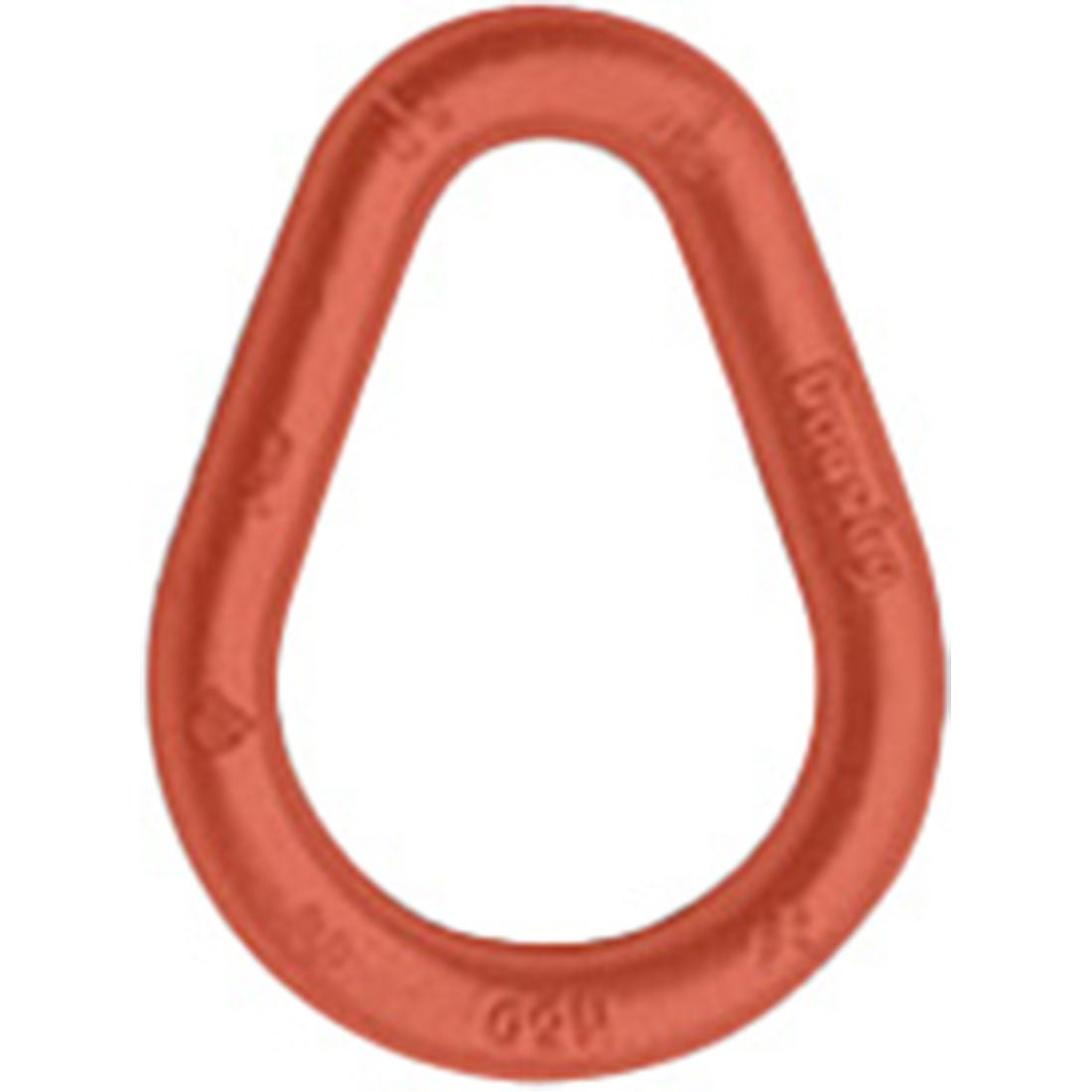 Crosby S-341 Forged Carbon Pear Link — Painted