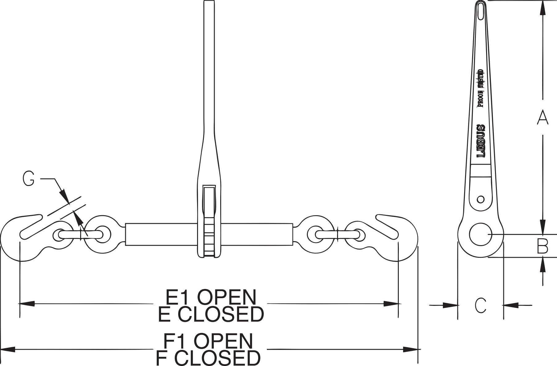 Crosby Lever Type Load Binder - Image 2