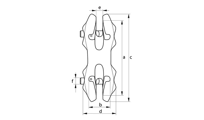 Green Pin GDV Shortening Clutch Double Lock Grade 8 diagram