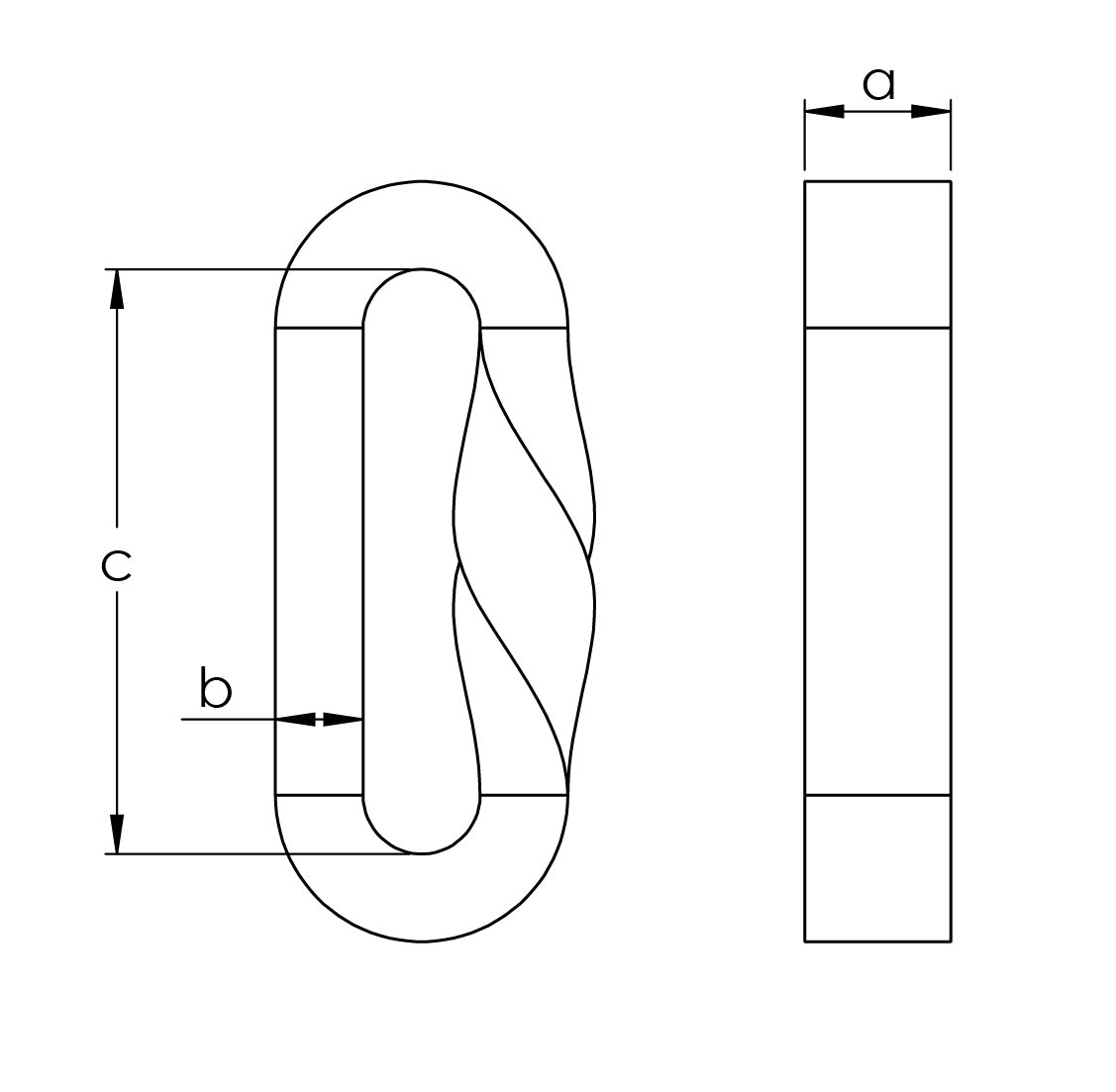 Green Pin Tycan Lashing Chain - additional view