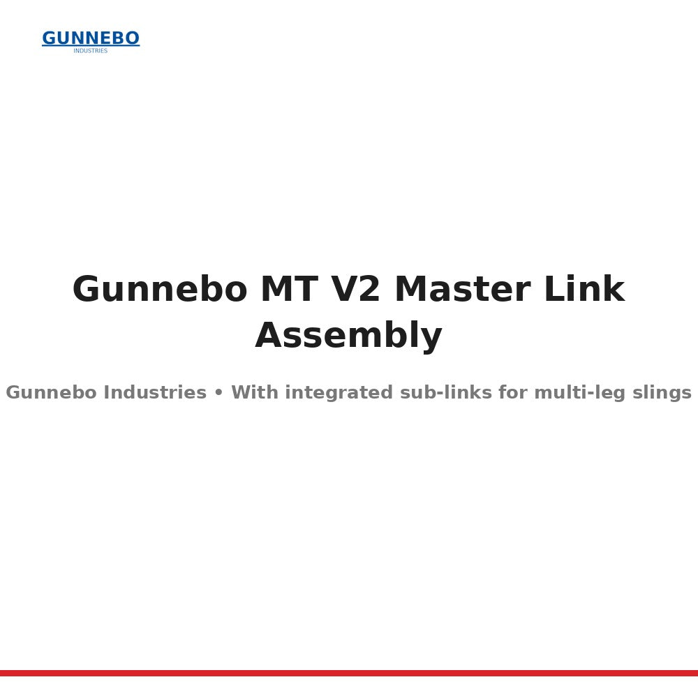 Gunnebo MT V2 Master Link Assembly