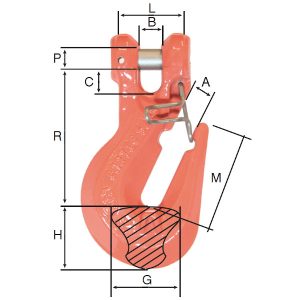 AMH / Cartec Grade 100 / Clevis & Eye Alloy Hooks (Sling, Grab, Foundry, Self-Locking) / 3,000 lb+