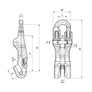 AMH / Cartec Grade 100 / Links, Clutches, Shortening Hooks & Weld-On Fittings