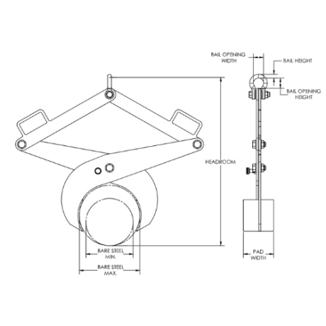 Peerless BTA Bar Tong Adjustable