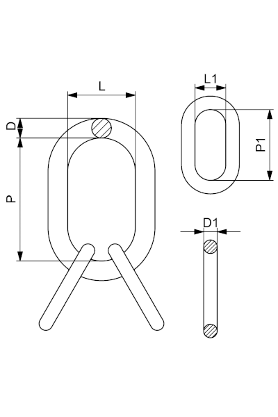 AMH / Cartec Grade 60 / Stainless Steel Chain Fittings (AISI 316) / 2,000 lb+