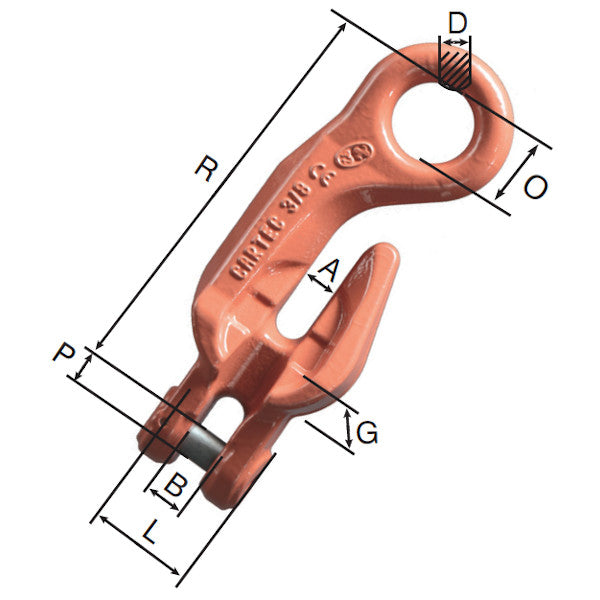 AMH / Cartec G100 / Shortening Hooks & Clevis Master Sets / 3,000–11,200 lb