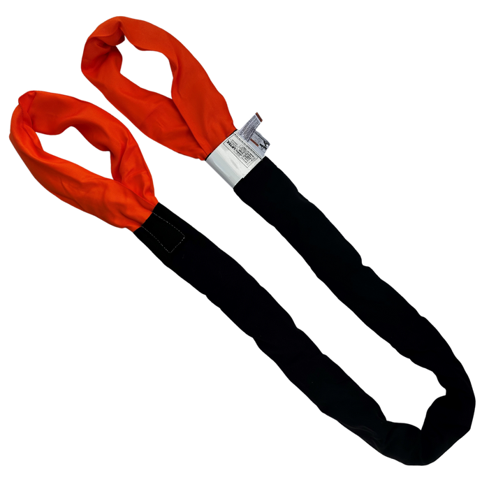 Liftex® | EER8 | Orange Eye & Eye RoundUp® Round Sling | 25,000 lbs WLL