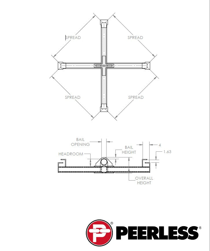 Peerless FPSL Four Point Sack Lifter Beam