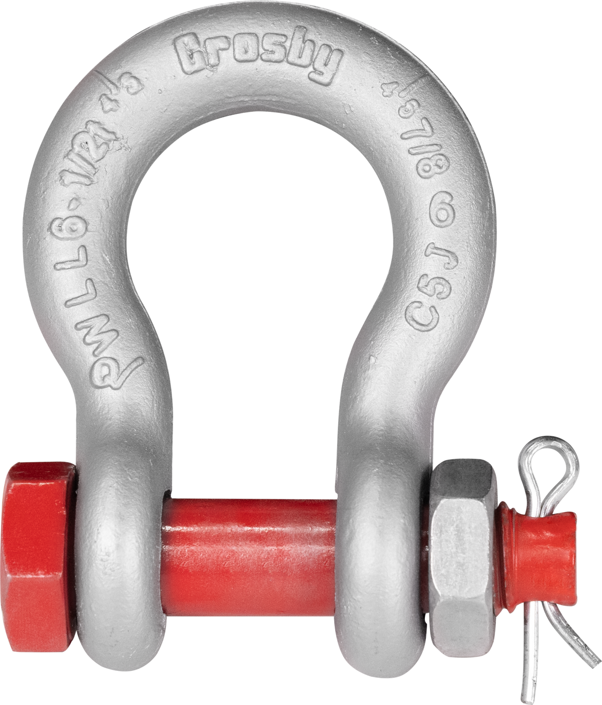 Crosby G-2130 Bolt Type Anchor Shackle | 1/3 to 150 Ton WLL | Sling ...