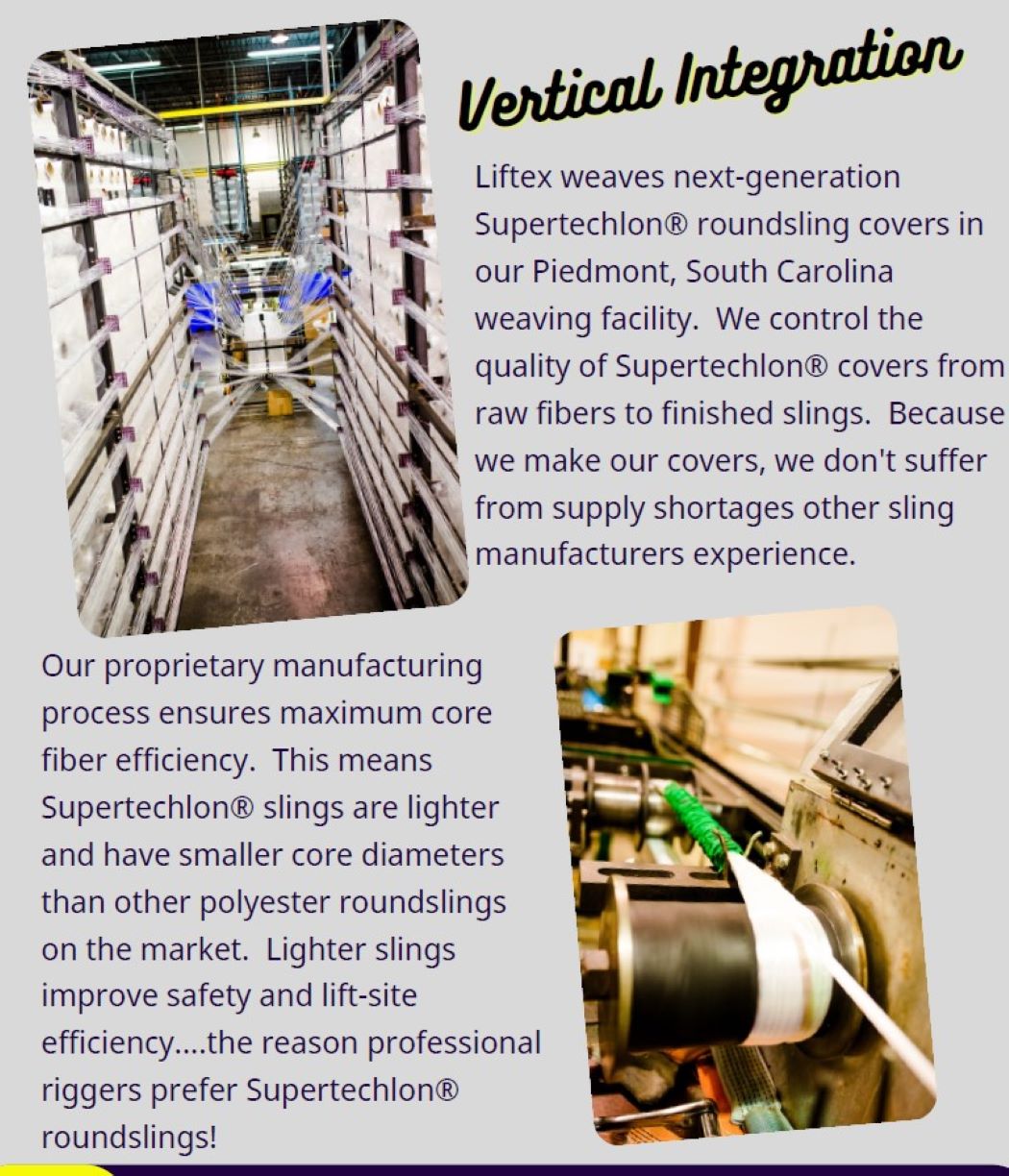 Liftex® SuperTechlon® Endless Round Sling / ST-ENR-15K-LC / Red