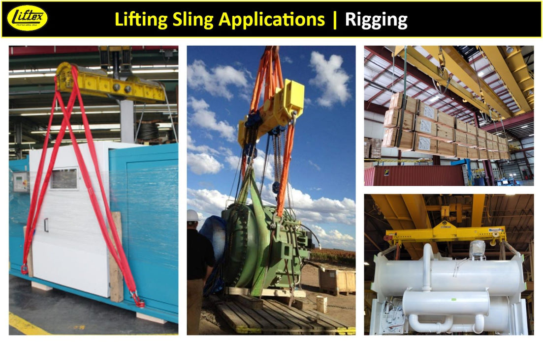 Liftex® Pro-Edge® | 2-Ply 4" Twisted Eye Polyester Web Sling | TE294 | 11,500 lb Vertical Capacity