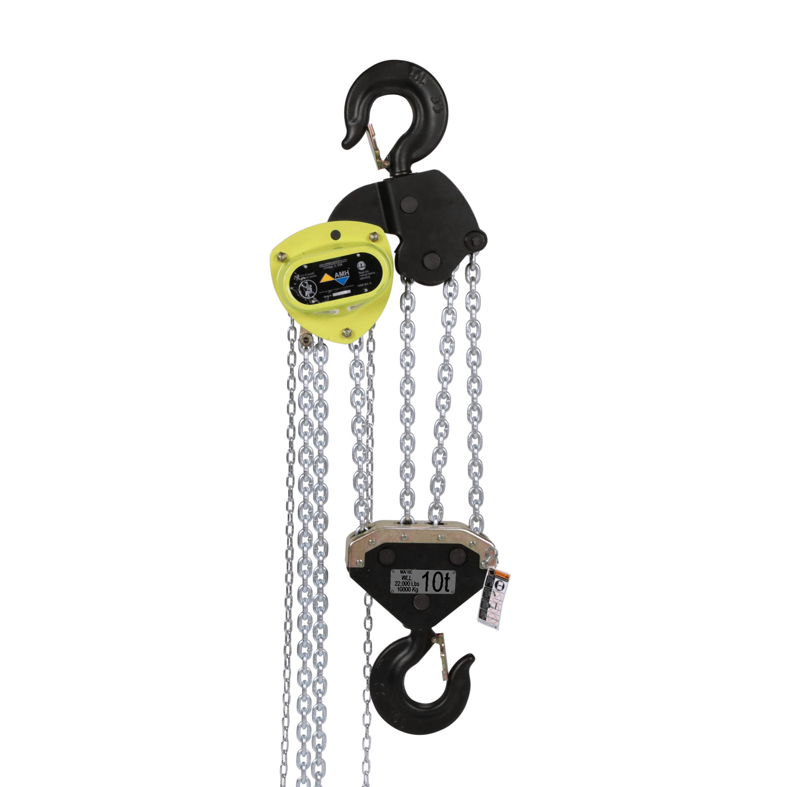 AMH MA100 10-ton hand chain hoist