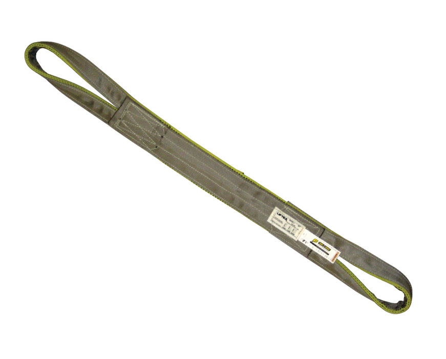 Liftex® | RE294 | 2-Ply 4" Reversed Eye Polyester Pro-Edge® Web Sling | 14,500 lbs WLL