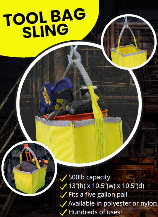 Liftex® Tool Lifting Bag Sling  | 200 lbs. Vert.