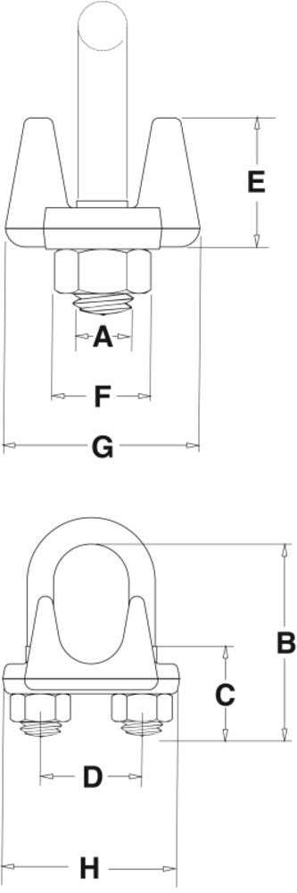 Crosby G-450 Forged Wire Rope Clip - Image 6