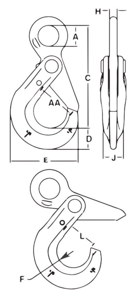Crosby S-1316 Shur-Loc Eye Hook - Image 4