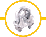 Wire rope clips