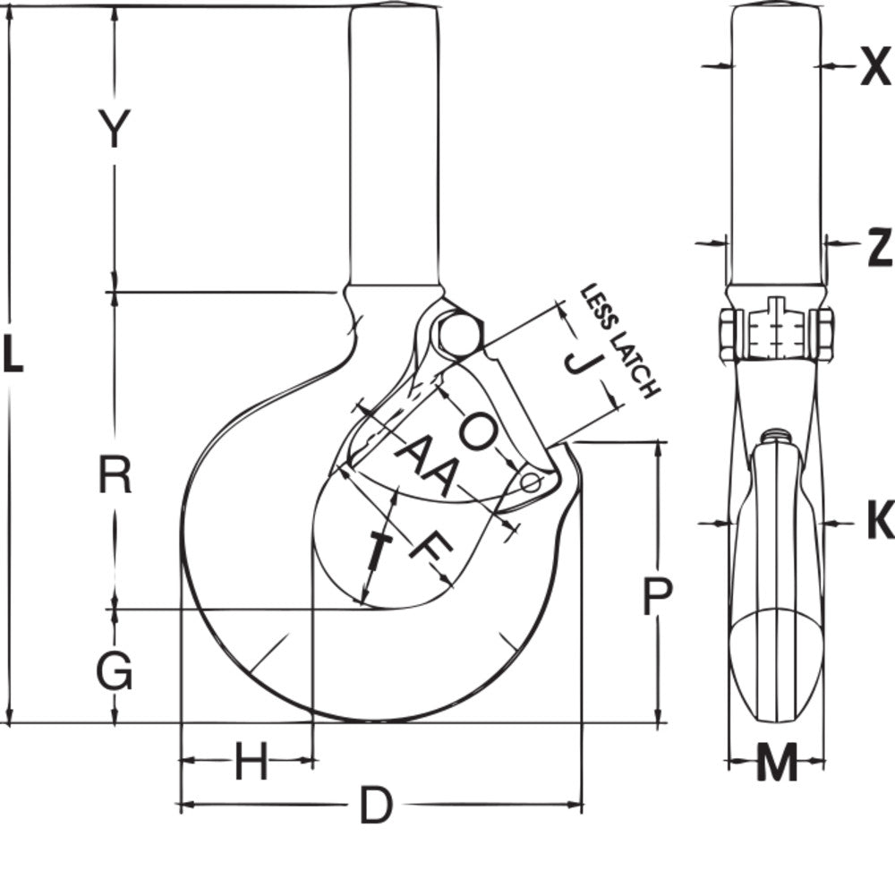 Crosby S-319 Shank Hook - Image 3