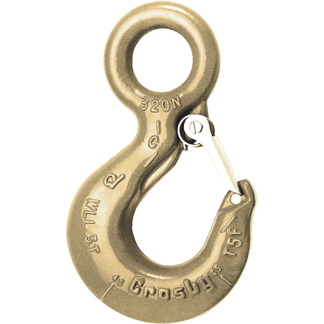 Crosby L-320AN Alloy Eye Hook with Latch / #1049800