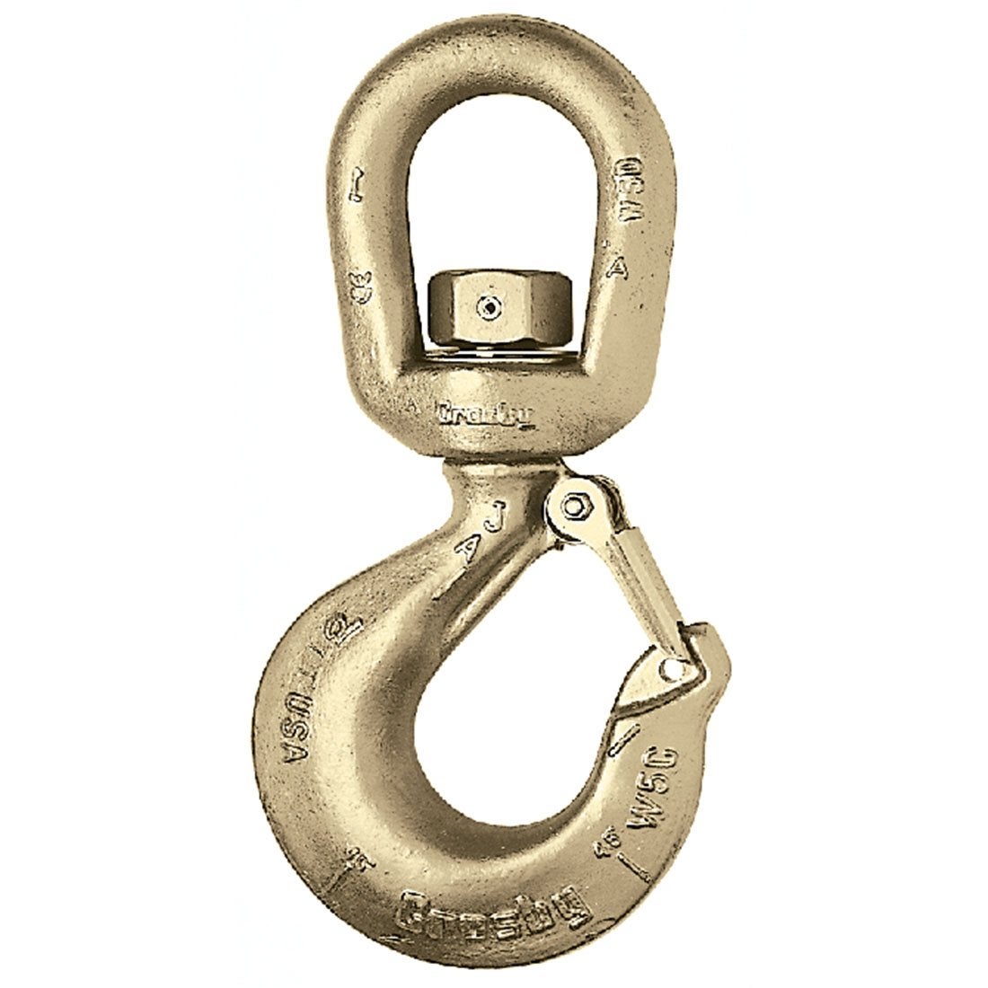 Crosby L-322AN Alloy Swivel Hook with Latch / #1049900