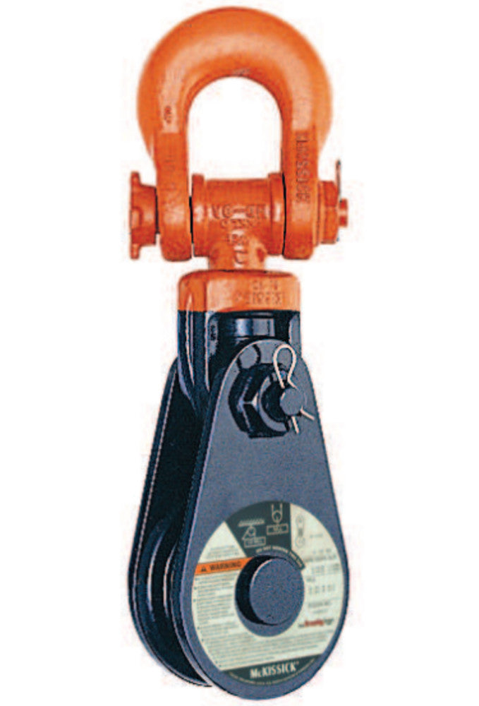 Crosby McKissick Q-682-Z Heavy-Duty Marine Snatch Block (Galvanized)