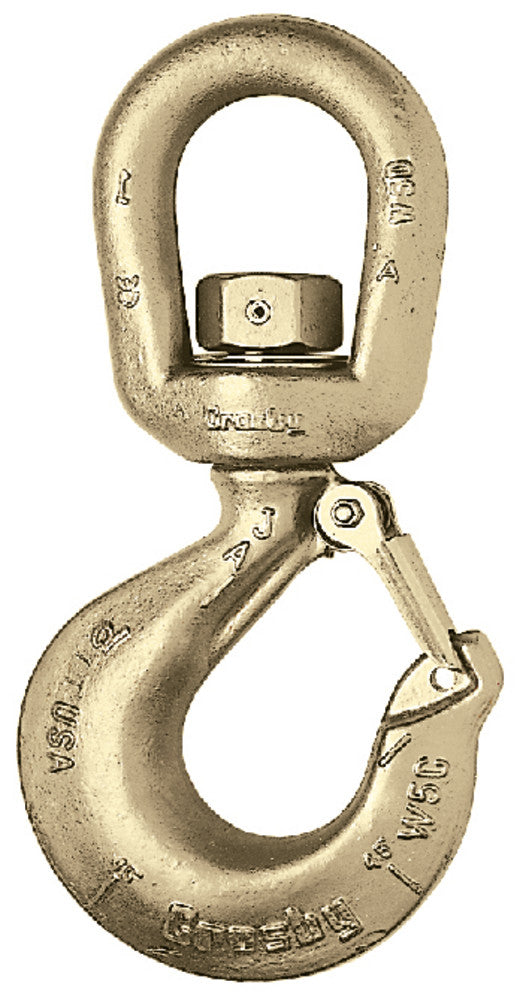 Crosby L-322AN Alloy Swivel Hook with Latch